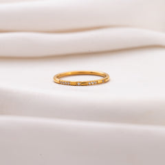 Studed Ray Ring