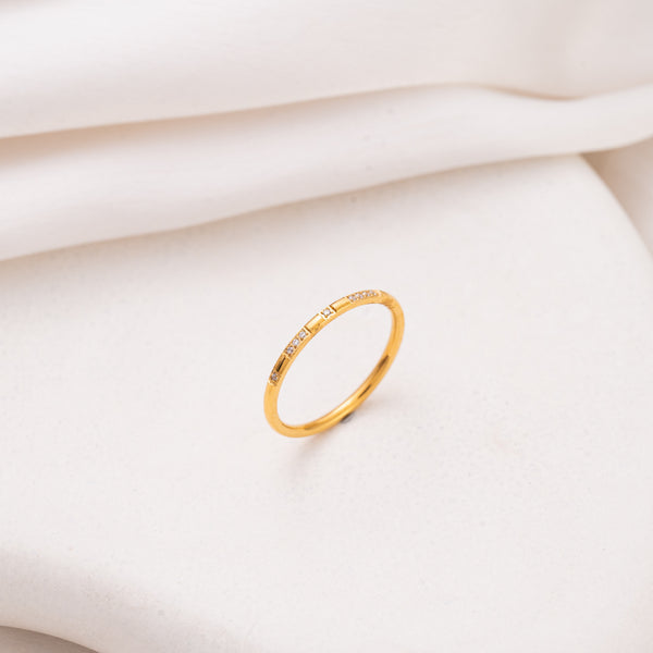 Studed Ray Ring