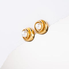 Pearl Circles Earrings