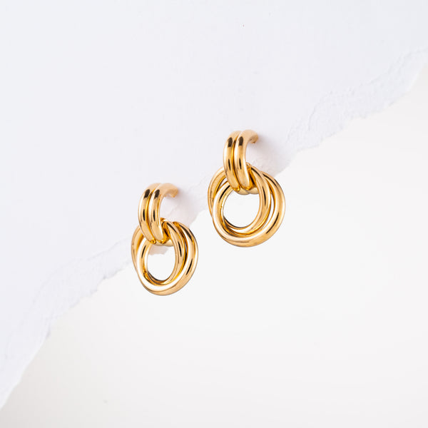 Golden Ring Earrings