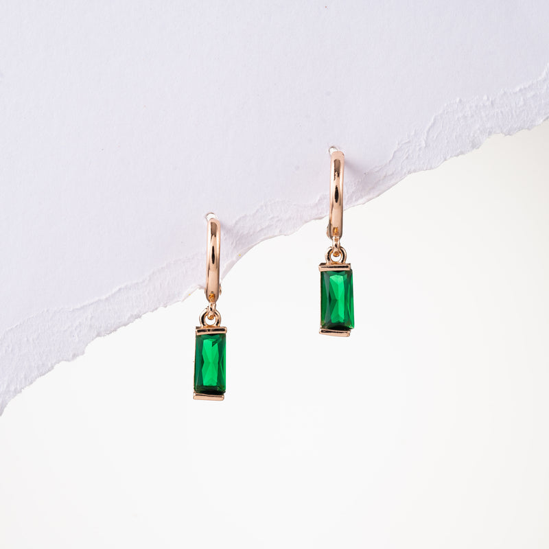 Emerald Drop Earrings