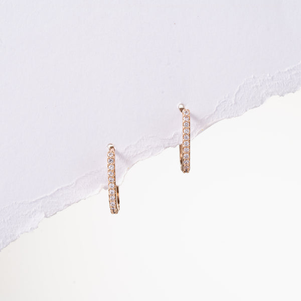 Rectangle Bling Earrings