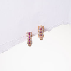 Ruby Core Earrings