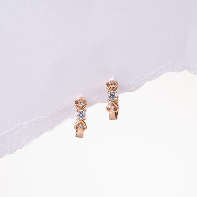 Heart Dazzle Earrings