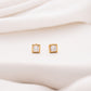 Rectangle Solid Earrings