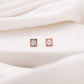 Rectangle Solid Earrings