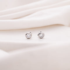 Round Solid Earrings