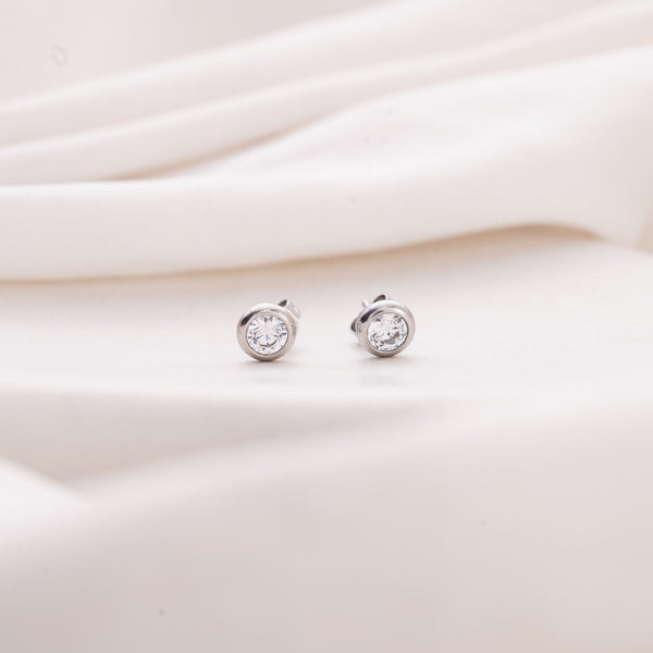 Round Solid Earrings