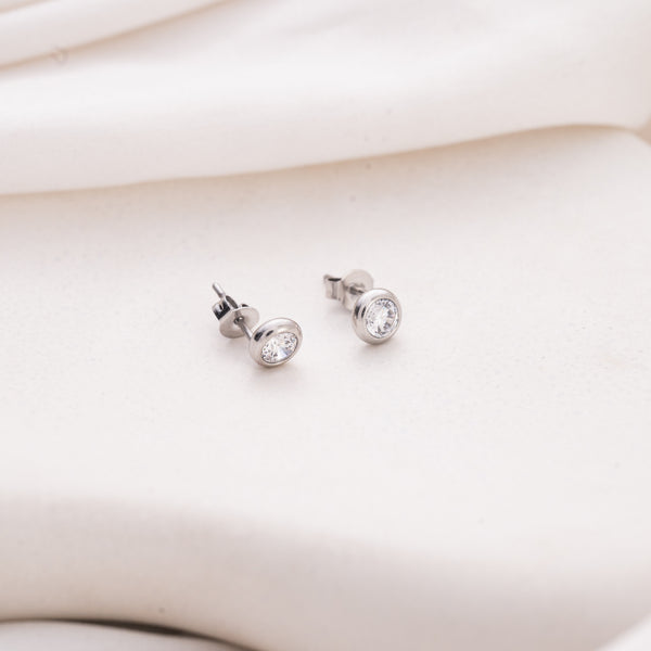 Round Solid Earrings