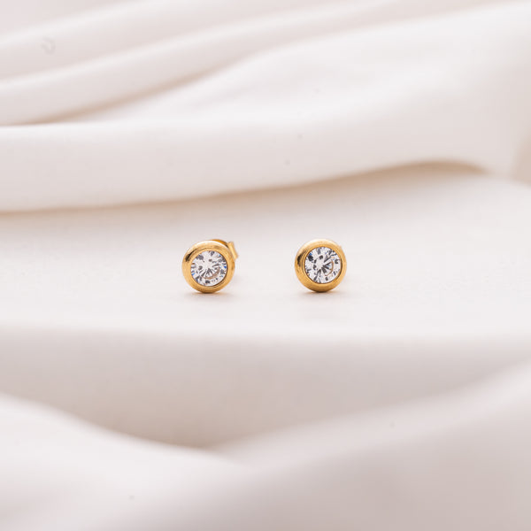 Round Solid Earrings