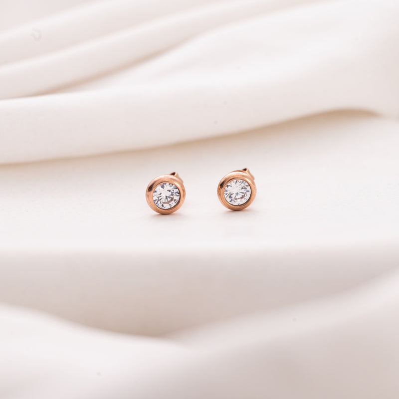 Round Solid Earrings