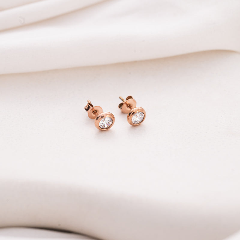 Round Solid Earrings