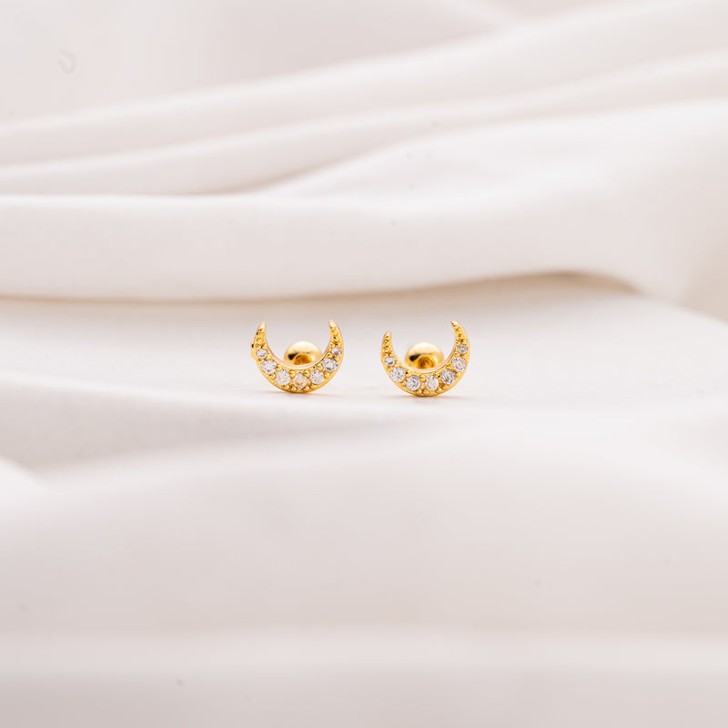 Moon Mini Earrings