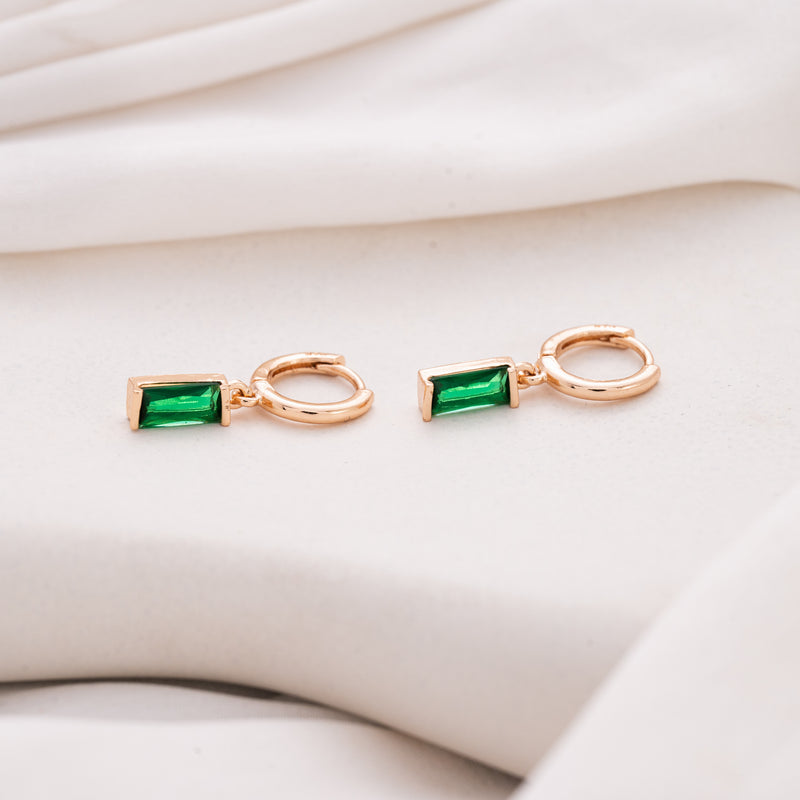 Emerald Drop Earrings