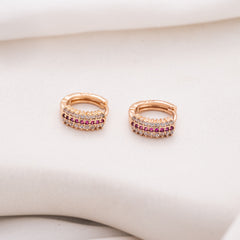 Ruby Core Earrings