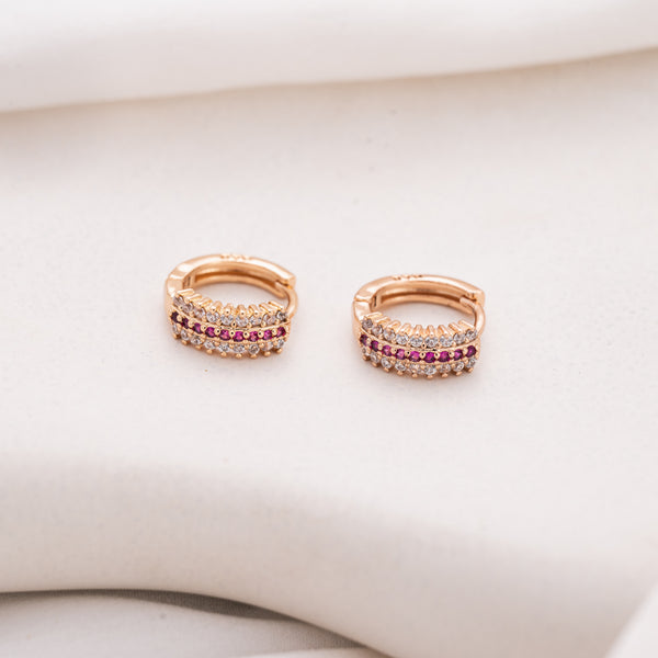 Ruby Core Earrings