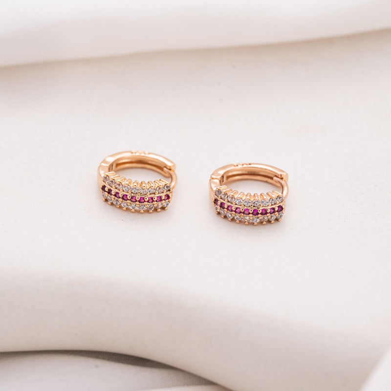 Ruby Core Earrings