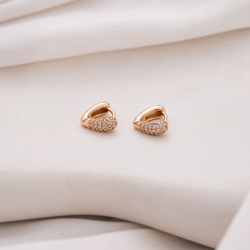 Tiny Heart Earrings