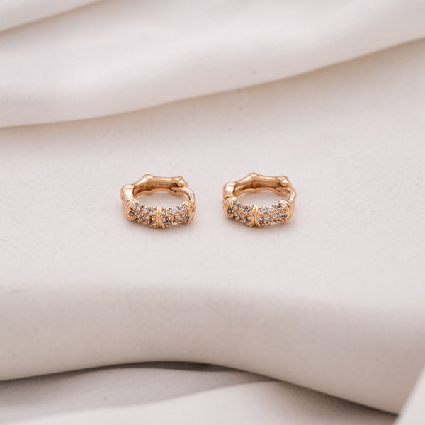 Tiny Bamboo Earrings