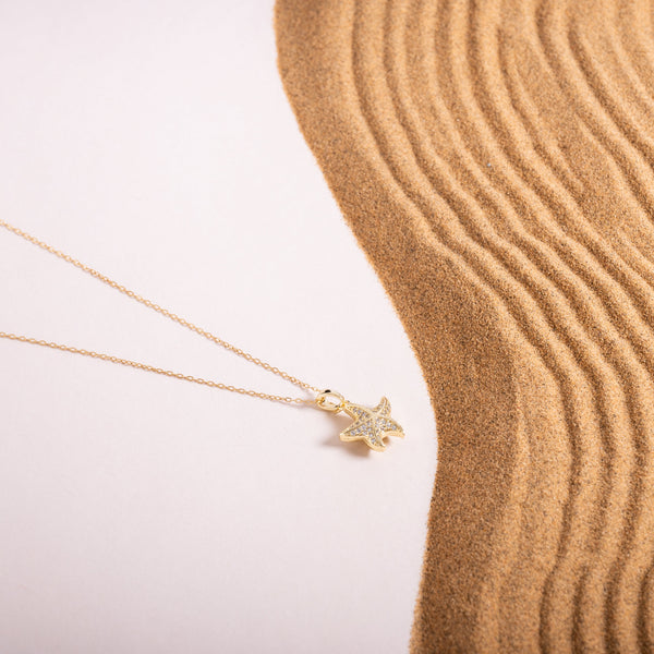 Bat Sea Star Necklace