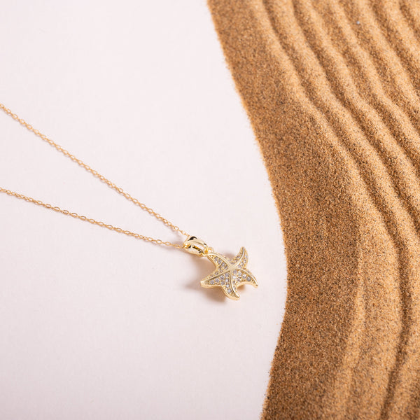 Bat Sea Star Necklace