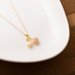 Paradise Pink Cherry Necklace