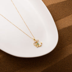 Moon Sculpture Necklace