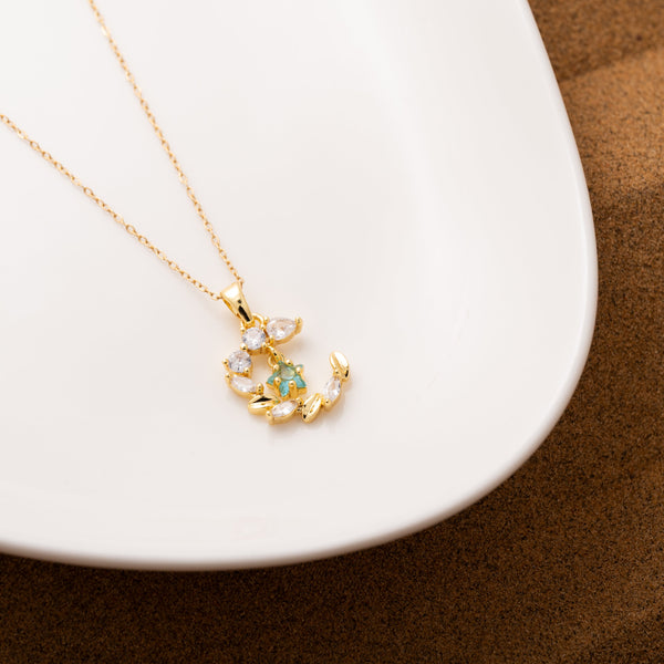 Moon Sculpture Necklace