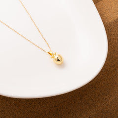 Apple Drop Necklace