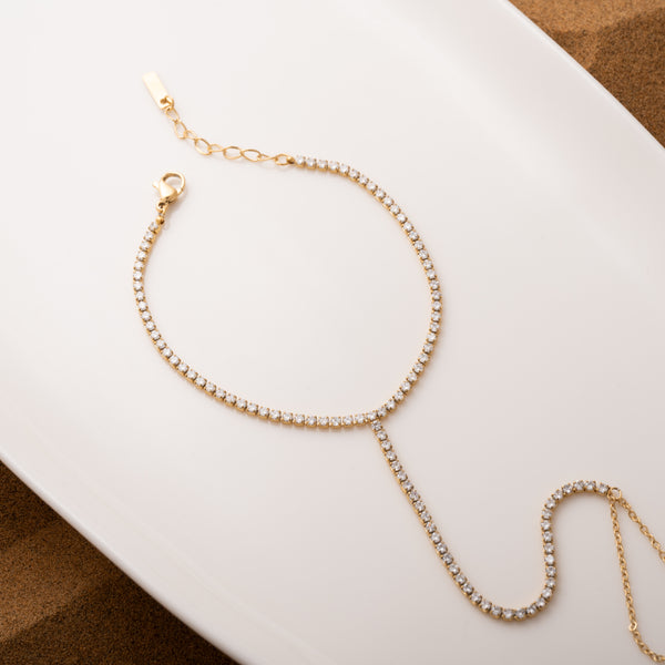 Marvel Diamond Ring Chain Bracelet