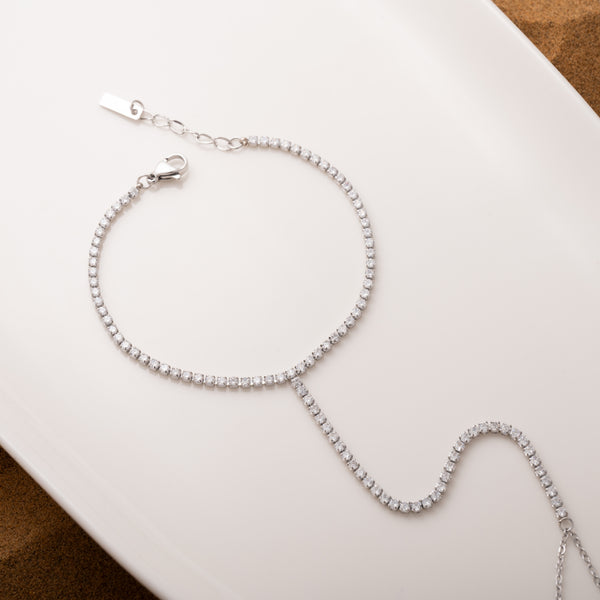 Marvel Diamond Ring Chain Bracelet