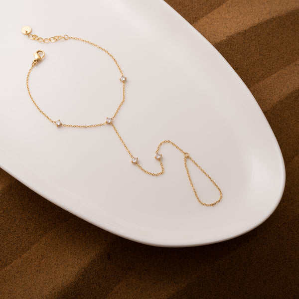 Girl’s Adore Ring Chain Bracelet
