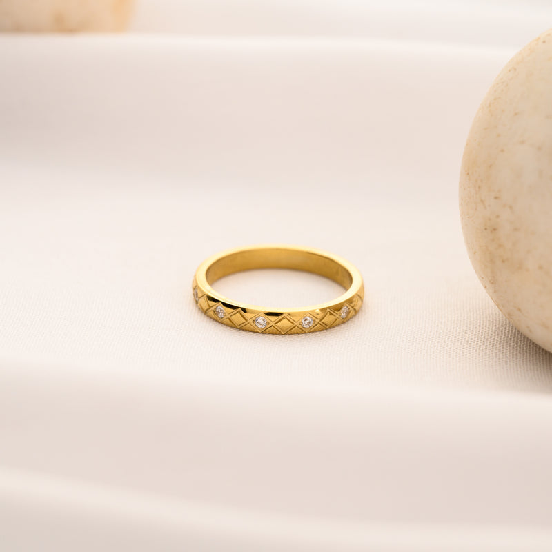Sphene Band Ring