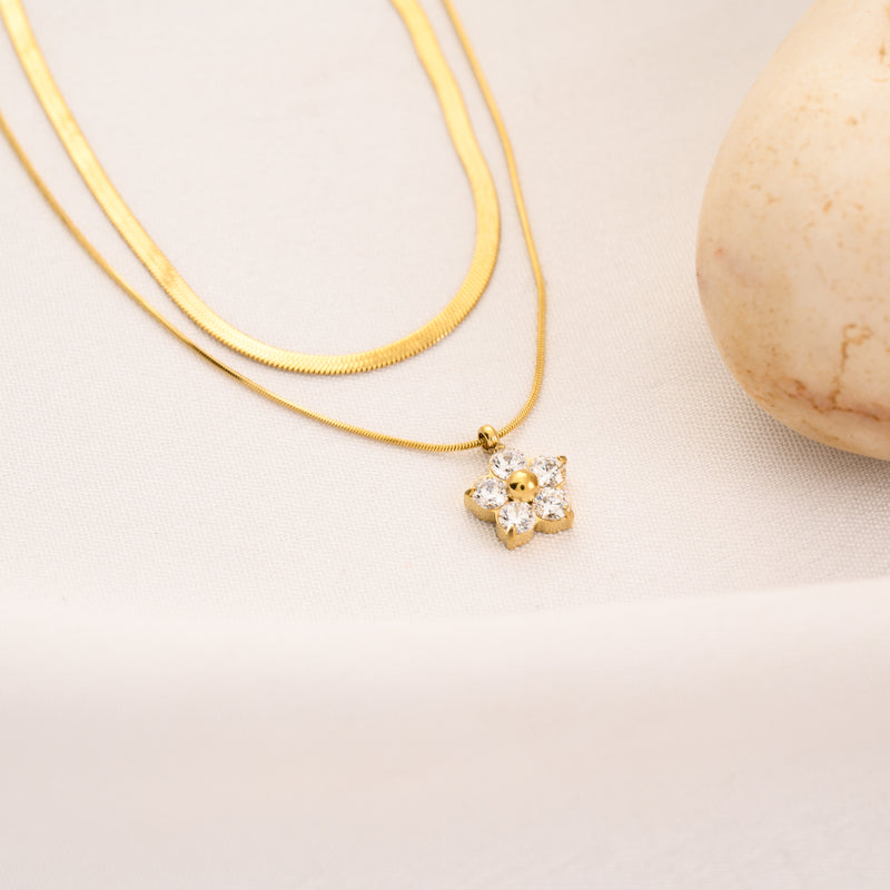 Snake Flower Necklace