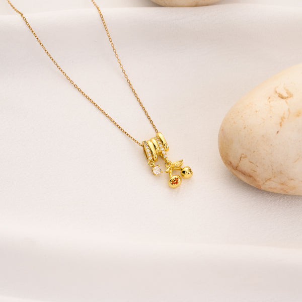 Stacky Cherry Necklace