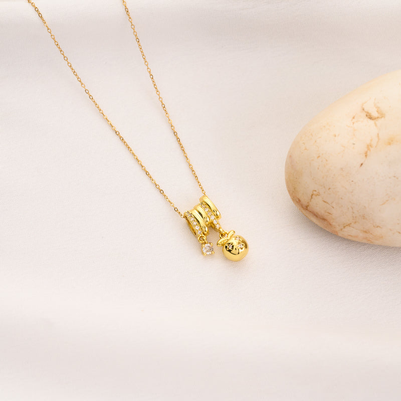 Stacky Apple Necklace