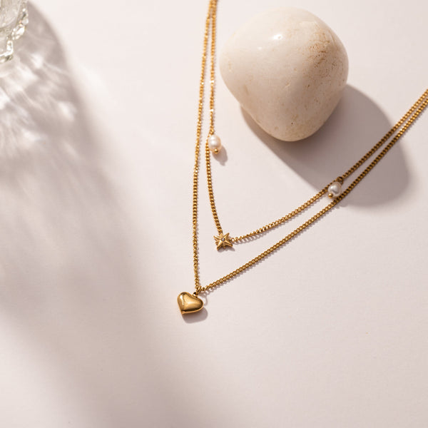 Sparkle Heart Necklace