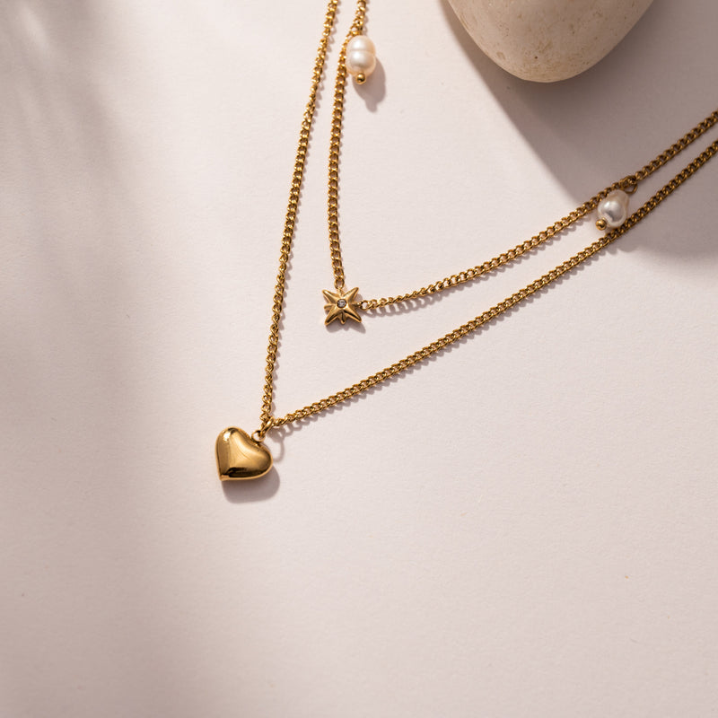 Sparkle Heart Necklace