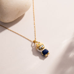 Blue Doll Necklace