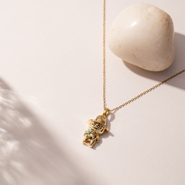 Cap Doll Necklace