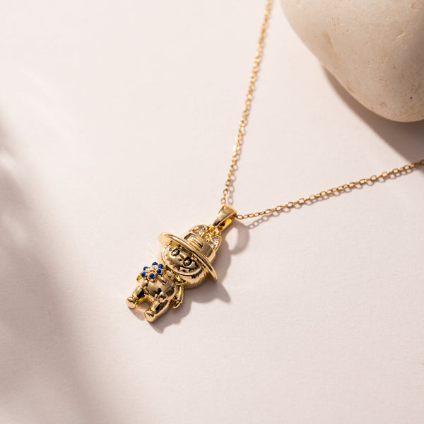 Cap Doll Necklace