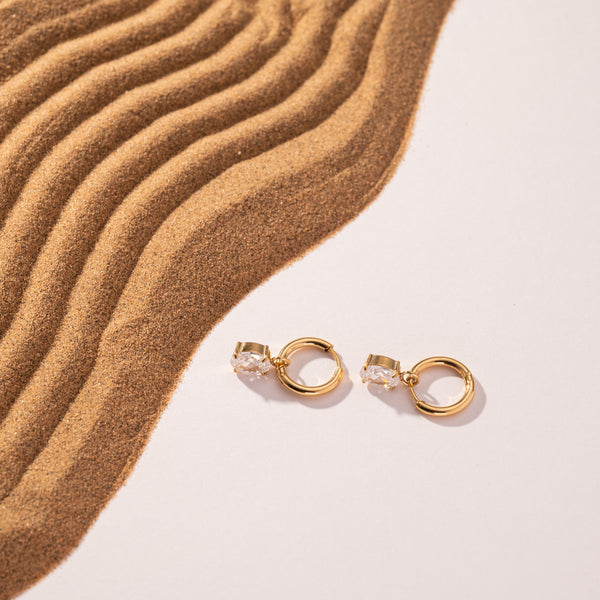 Core Ovel Drop Earrings