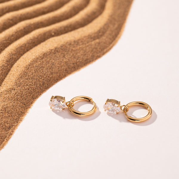 Core Ovel Drop Earrings