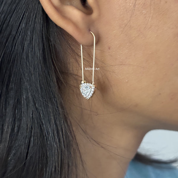 Diamond Embrace Hoops