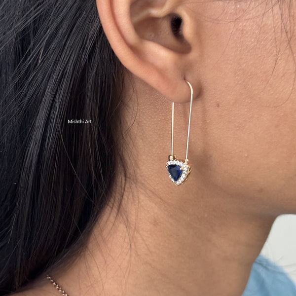 Diamond Embrace Hoops