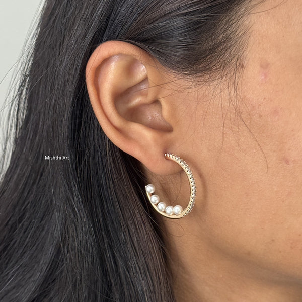 Pearluxe Hoops