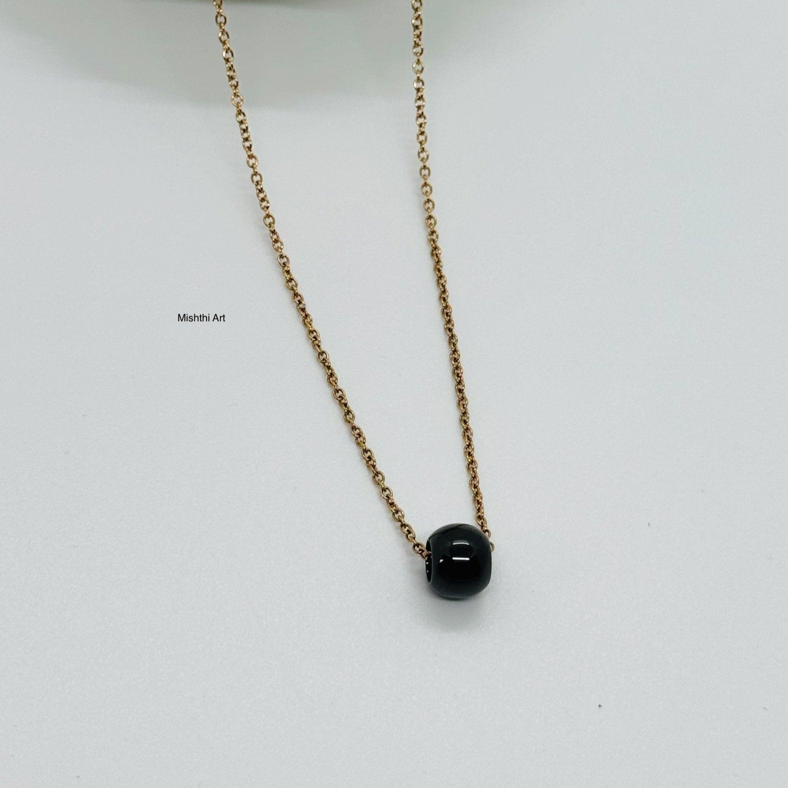 Black Ceramic Necklace