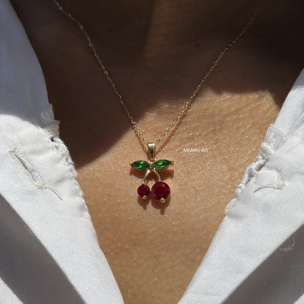 Sweet Cherry Necklace