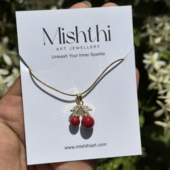 Reddish Cherry Necklace