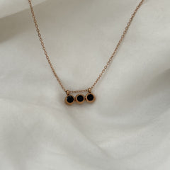 Three Stone Necklace